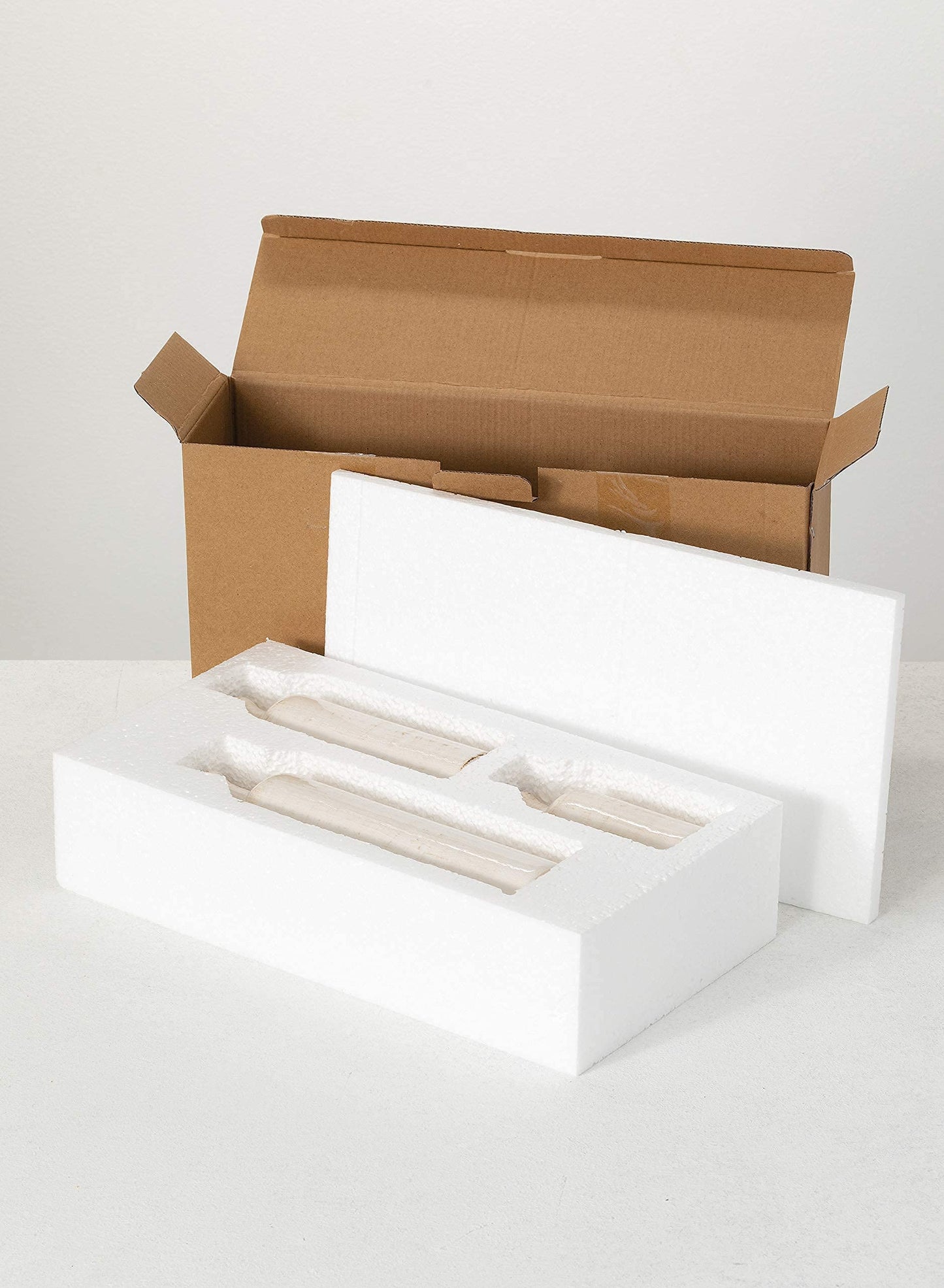 Sullivans White Ceramic Vase Set,